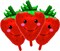 Strawberry Birthday Party Decorations Kit - Smile Shaped Balloon Arch